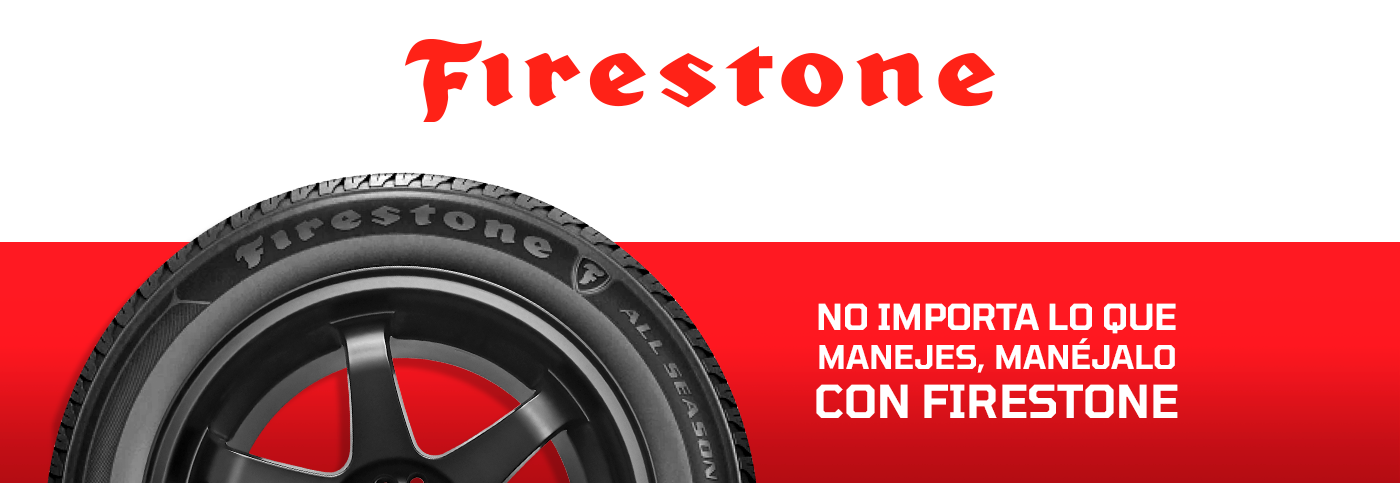 FIRESTONE tire banner inferior